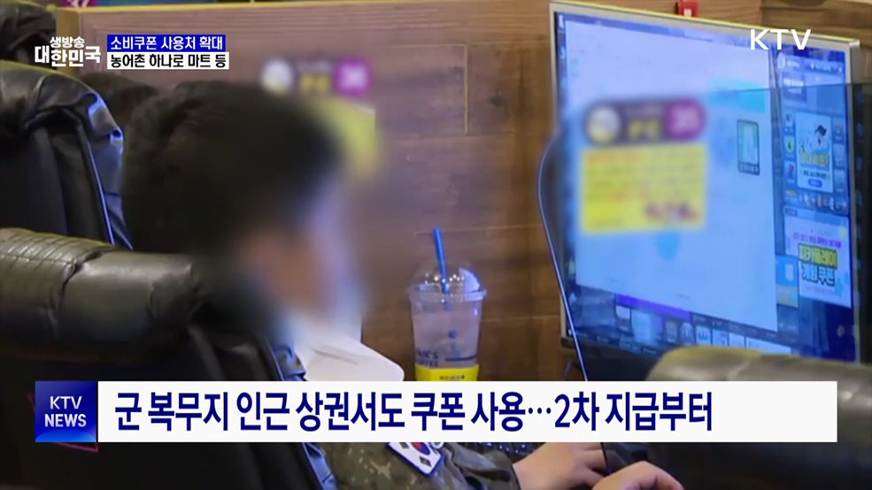 '소비쿠폰' 농어촌 하나로마트·군 복무지서도 사용 가능