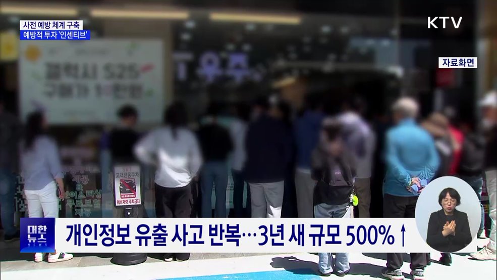 "개인정보 보호, 예방적 투자에 인센티브"