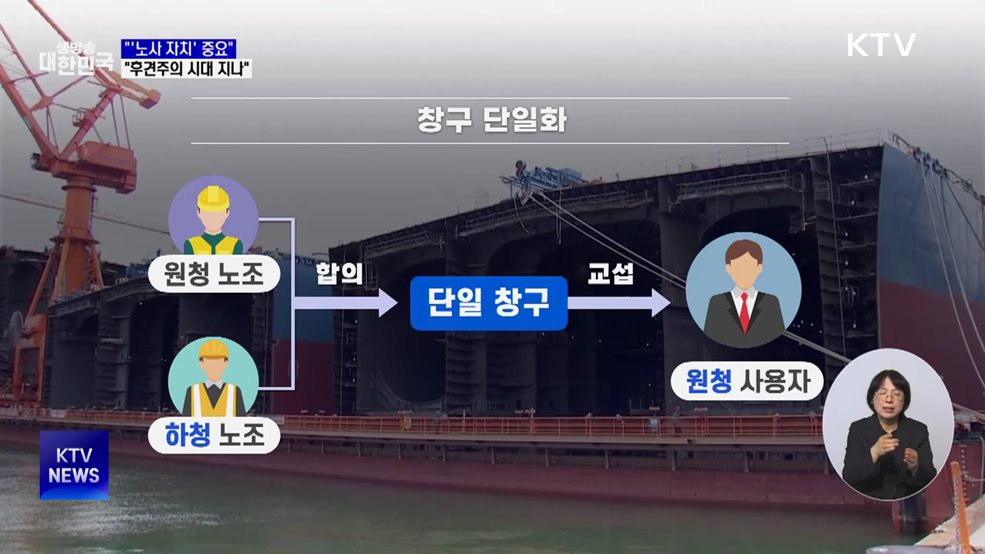 "'노사 자치주의' 중요···후견주의 시대 지나"