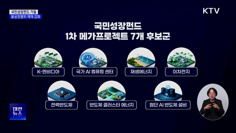 150조 원 국민성장펀드 가동···불공정 행위 과징금 강화