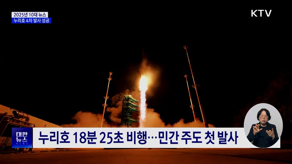 누리호 4차 발사 성공···민간 우주시대 개막 [10대 뉴스]