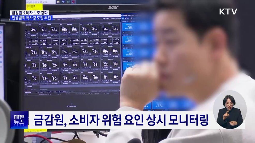 금감원, 민생 금융범죄 대응 특사경 도입 추진