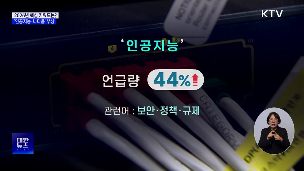 2026년 이끌 핵심 키워드는?···인공지능·나다움