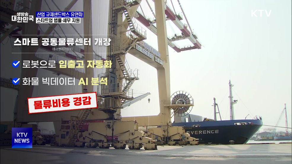 산업 규제샌드박스 유연화···'스타트업 원스톱 지원센터' 운영