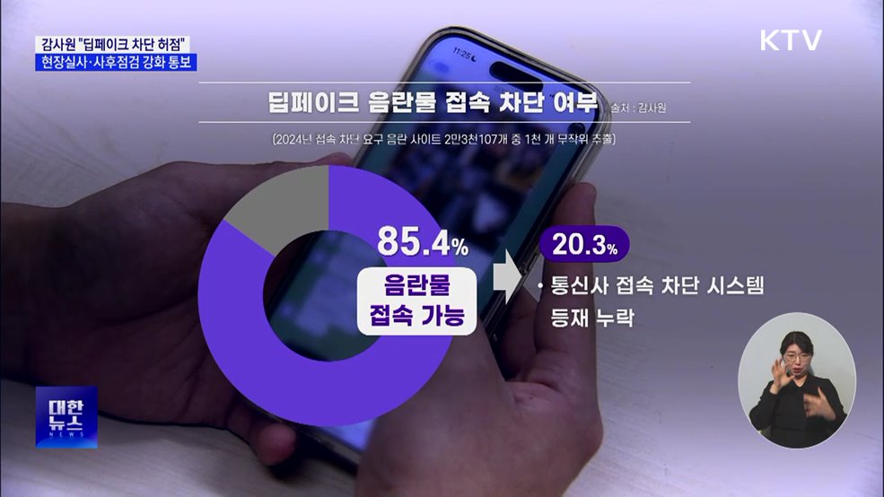 "딥페이크 차단 허점"···현장실사·사후점검 강화 통보