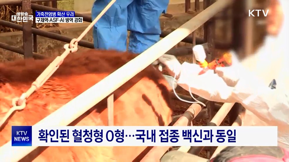 설 앞두고 가축전염병 확산 우려···방역 강화