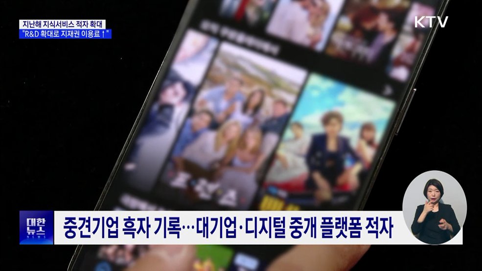 지난해 지식서비스 102억 달러 적자···"R&D 확대 영향"