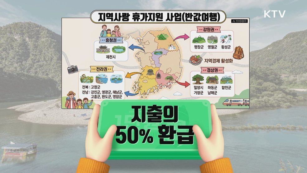 4월부터 '반값 여행' 떠나자! - 지역사랑 휴가지원 사업 [클릭K+]