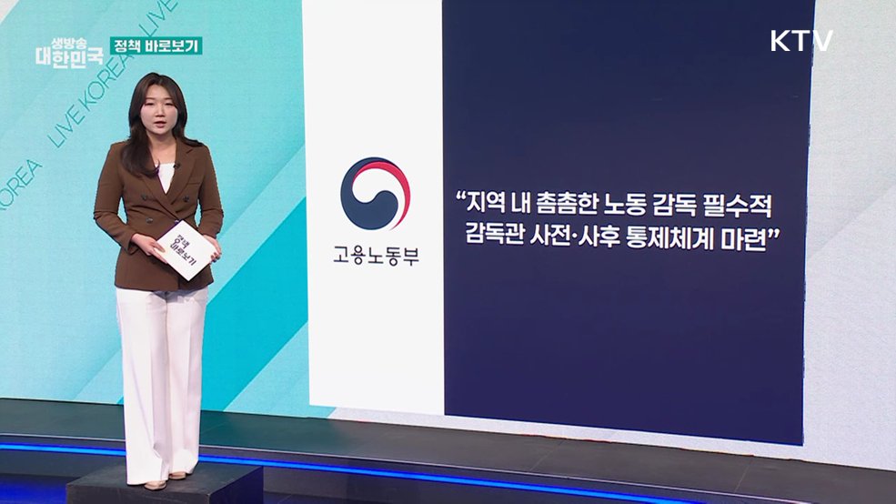 고용부 "지방정부 감독·수사 전문성있고 적법하게 이루어지도록 준비 철저" [정책 바로보기]
