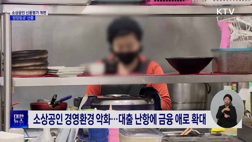 소상공인 신용평가 개편···AI 활용 '성장등급' 산출