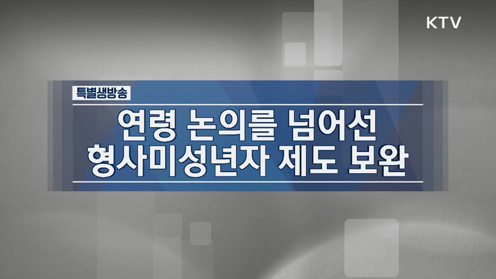 제2차 형사미성년자(촉법소년) 제도 현황과 연령 논의 공개포럼