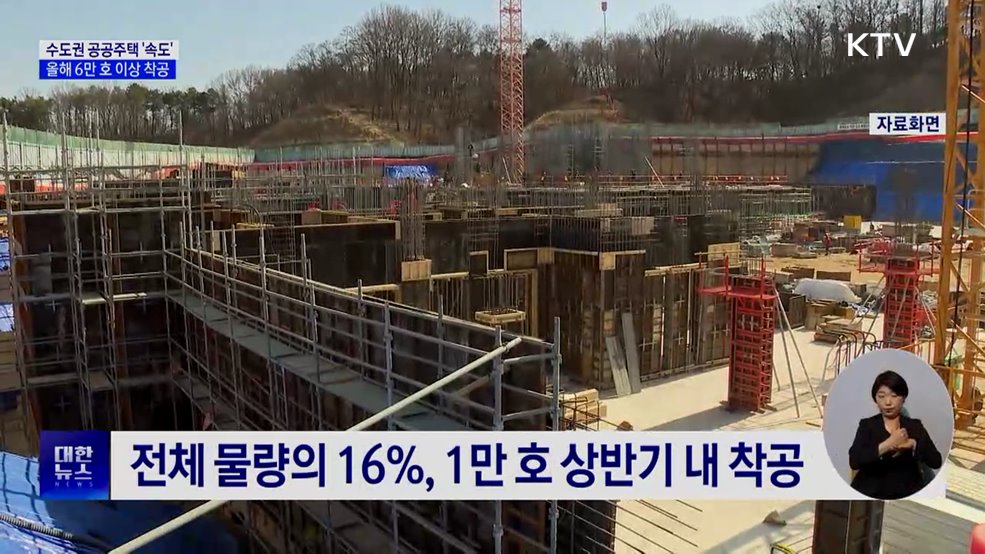 올해 수도권에 공공주택 6만 호 이상 착공···신속공급 추진