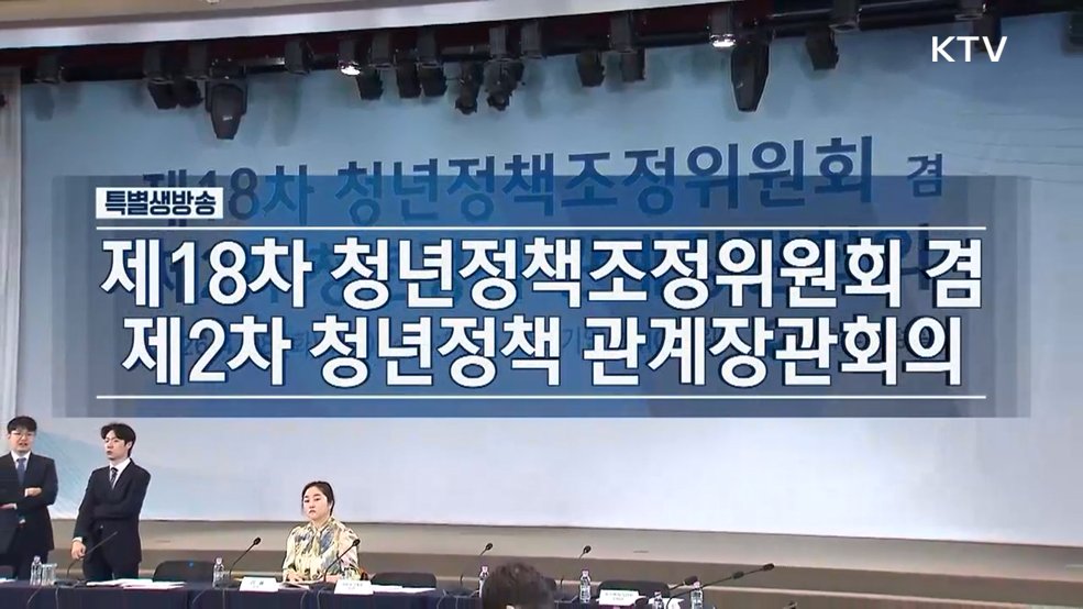 제18차 청년정책조정위원회 겸 제2차 청년정책 관계장관회의