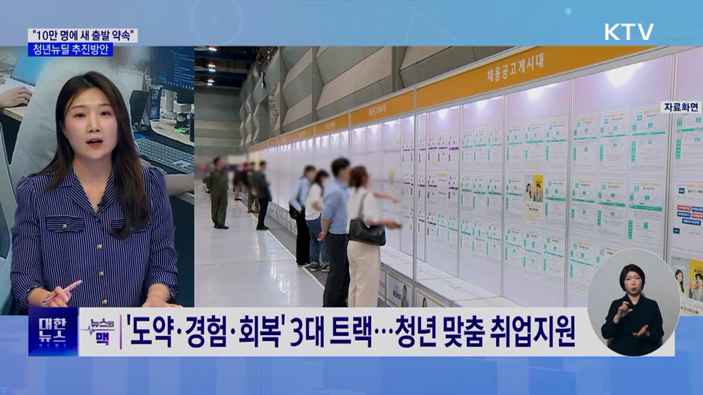 청년뉴딜 추진방안···'대기업 직업훈련' 1만 명 지원 [뉴스의 맥]