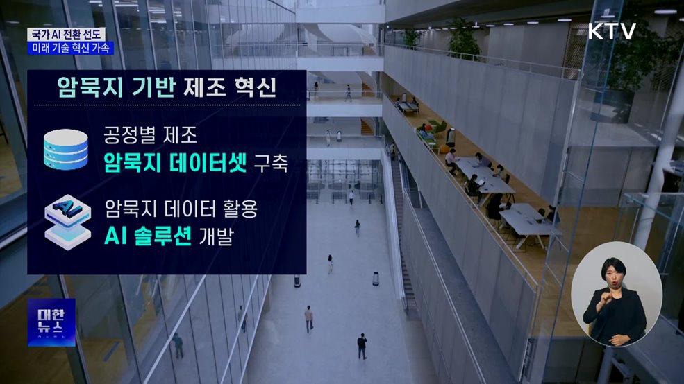 'AI 전환' 가속···제조 현장 혁신·마약 사전 차단