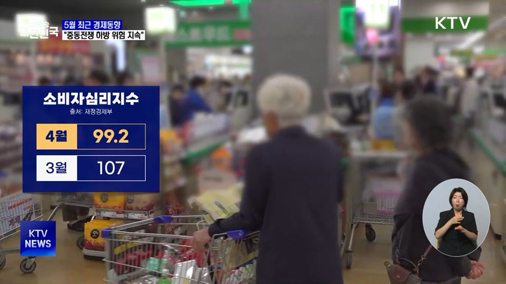 "중동전쟁 하방 위험 지속···경기는 회복 흐름"