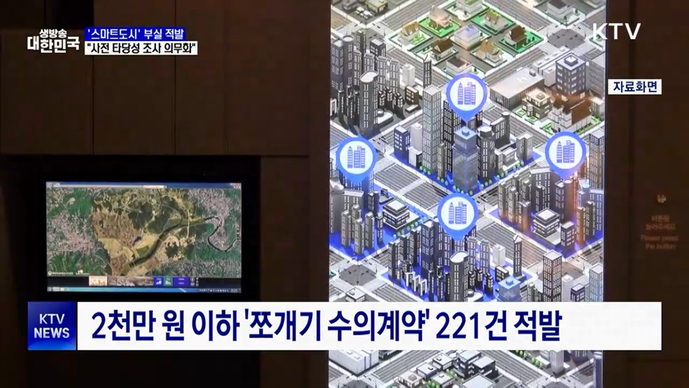'스마트도시' 부실·비리 적발···"사전 타당성 조사 의무화"