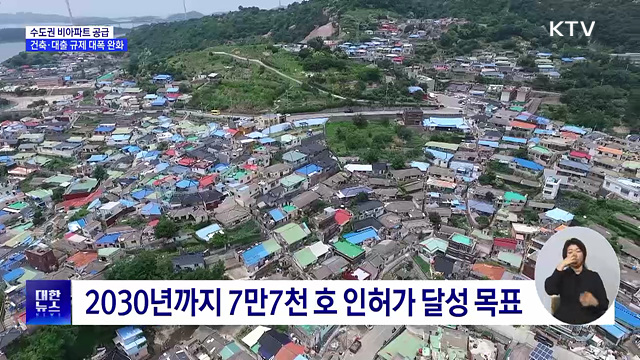 수도권 비아파트 공급 확대···건축·대출 규제 대폭 완화