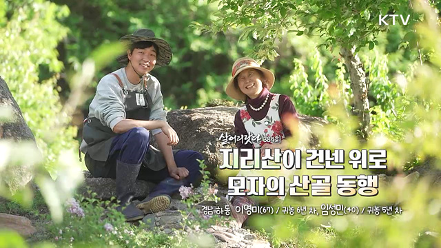 지리산이 건넨 위로 모자의 산골 동행