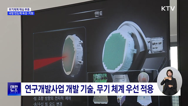 '국방 반도체' 자립화···연구개발·생산 지원
