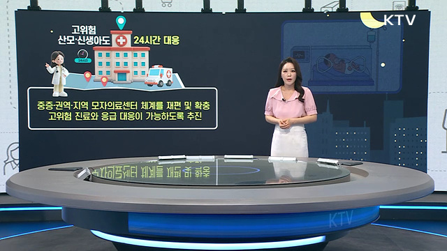 응급 산모 골든타임 지킨다! 고위험 산모·신생아 응급체계 대폭 강화 [클릭K+]