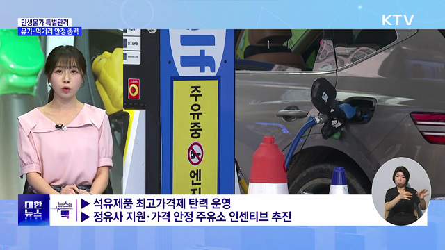 정부, 민생물가 특별관리···유가·먹거리 전방위 대응 [뉴스의 맥]