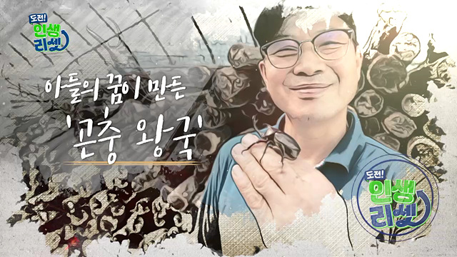 아들의 꿈이 만든 '곤충 왕국'
