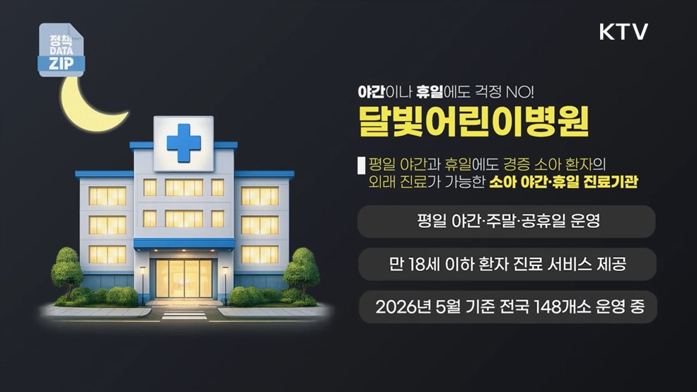 아이가 아픈 모든 순간에 함께하는 달빛어린이병원