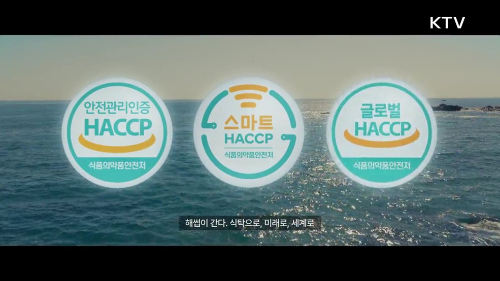 해썹이 간다 HACCP 브랜딩 소통 콘텐츠 - 식품의약품안전처