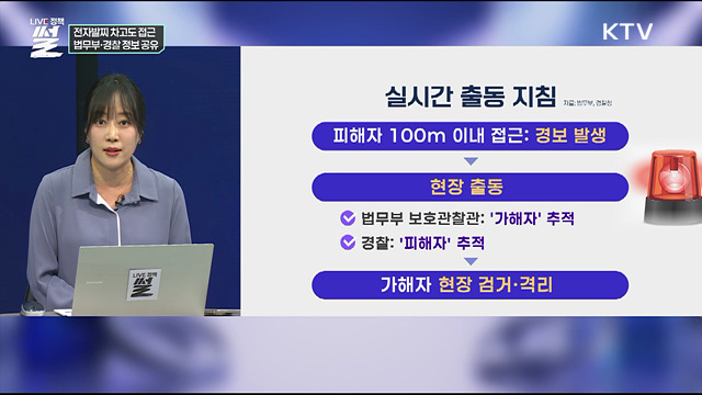 전자발찌 차고도 접근···법무부·경찰 정보 공유