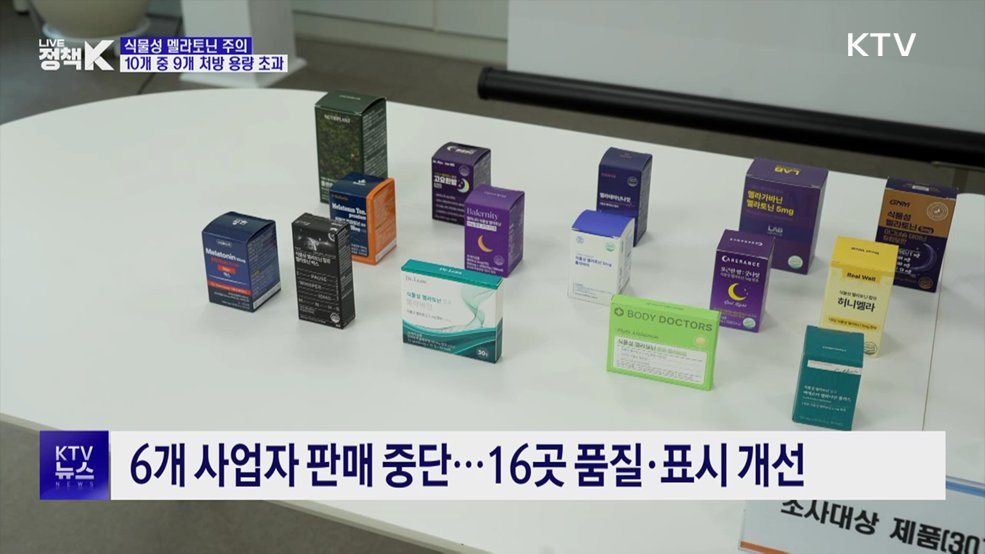 '식물성 멜라토닌' 주의···10개 중 9개 처방 용량 초과