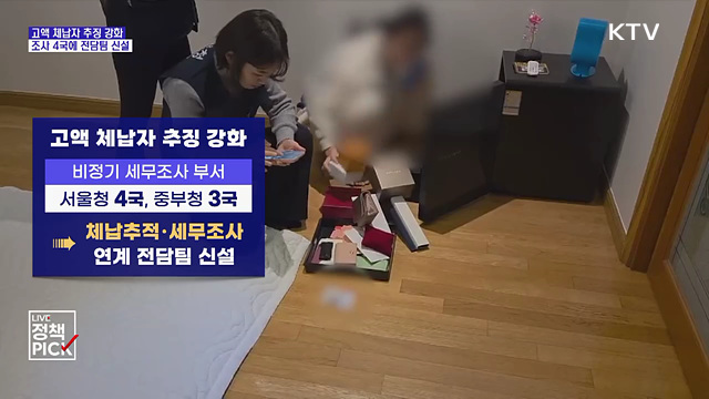 고액 체납자 추징 강화···조사 4국에 전담팀 신설
