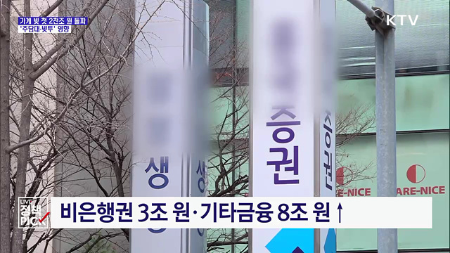 가계 빚 첫 2천조 원 돌파···'주담대·빚투' 영향