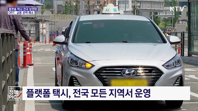 '플랫폼 택시·택시형 DRT' 핵심 교통 수단 자리매김