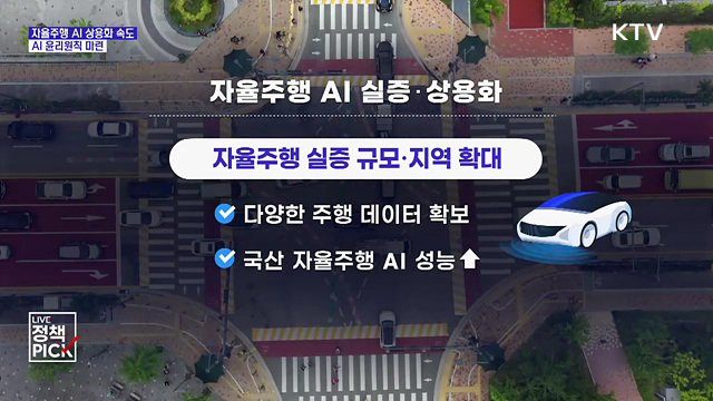 자율주행 AI 상용화 속도···AI 윤리원칙 마련