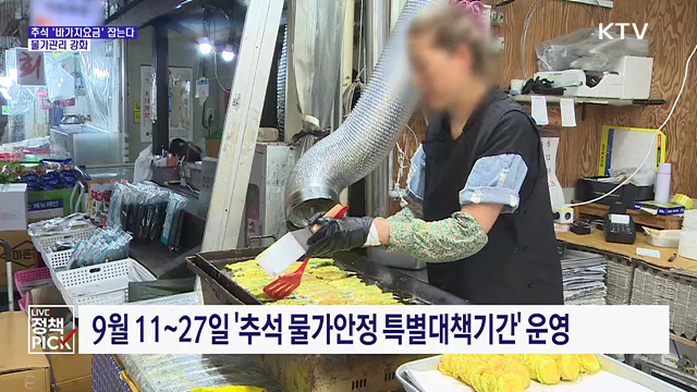 추석 '바가지요금' 잡는다···물가관리 강화