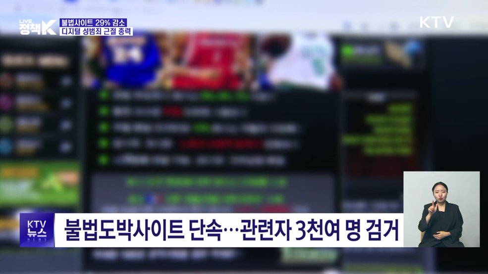 불법사이트 29% 감소···디지털 성범죄 근절 총력