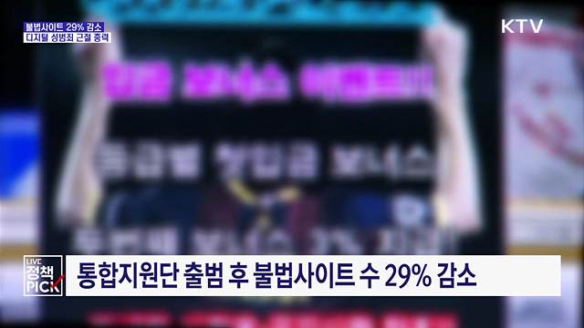 불법사이트 29% 감소···디지털 성범죄 근절 총력