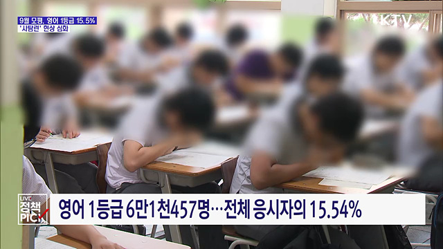 9월 모평, 국어 어렵고 영어 쉬웠다···'사탐런'도 심화
