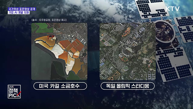 국가위성 표준영상 6만7천 장 공개···AI 개발 지원