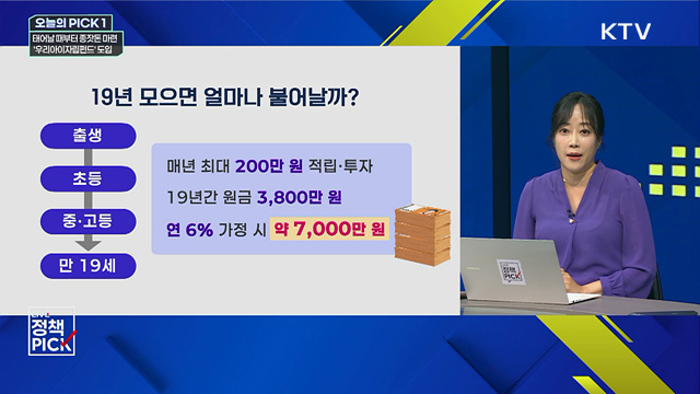 태어날 때부터 종잣돈 마련···'우리아이자립펀드' 도입