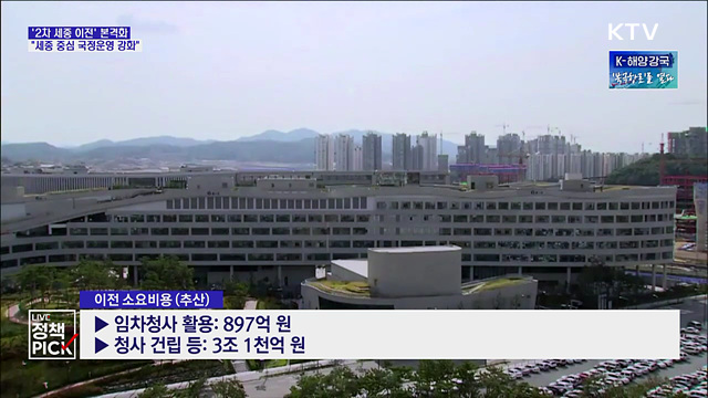 '2차 세종 이전' 본격화···44개 기관·1만 명 간다