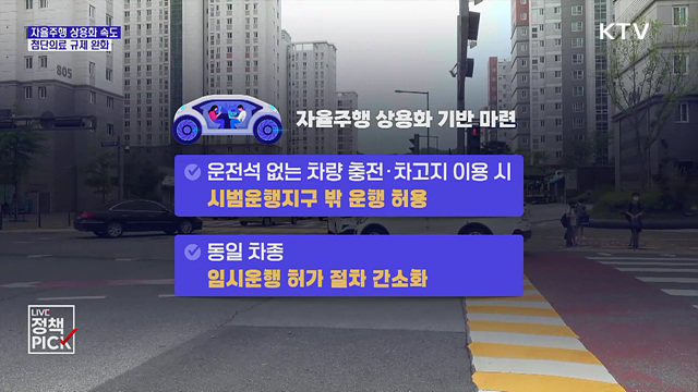 자율주행 상용화 속도···첨단의료 규제 문턱 낮춘다