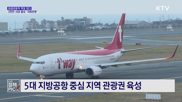 외래관광객 역대 최다···3천만 시대 열쇠 '지방관광'