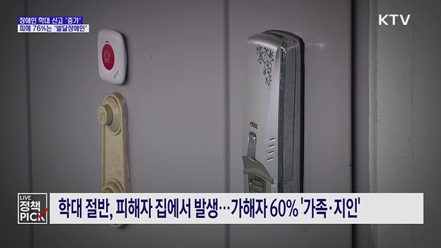 장애인 학대 본인 신고 급증···피해 76%는 '발달장애인'