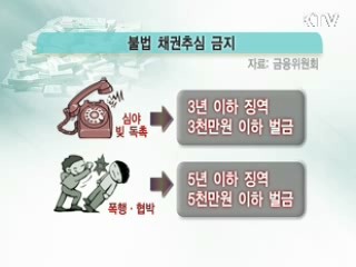 불법 사금융 피해 법으로 차단