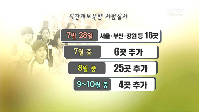 "필요한 만큼 이용"…시간제보육반 본격 운영