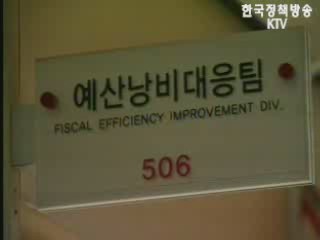 세금 낭비 여전