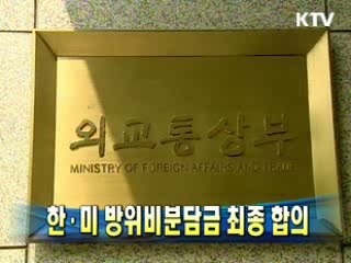 한·미 방위비분담금 최종 합의