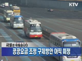 공공요금 조정 구체방안 아직 미정